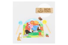 東郷町＜公式キャラクターロゴ入り＞2層パズルアニマル探検隊【1563534】