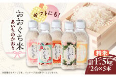 おおぐち米　あいちのかおり(2合×5本入)　精米【1538503】