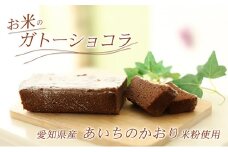【グルテンフリー】手作りガトーショコラ（あいちのかおり米粉100％）2本詰め【離島配送不可】[№5933-0099]