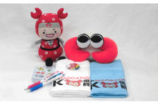 [№5830-0008]かに丸くん＆カニンジャ「ちょき丸」グッズセット