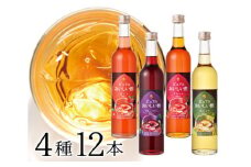No.041 フルーツビネガー　12本セット ／ 果実酢 酢 飲む酢 飲むお酢 ビネガー ビネガードリンク サワードリンク ザクロ アセロラ ブルーベリー 白ぶどう フルーツ ジュース 爽やか 飲みやすい リフレッシュ 健康 ヘルシー 美活 ビタミンC ビタミン 詰め合わせ