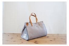 No.081 ＷＡＴＡＫＵＭＩ ＢＯＳＴＯＮ ＢＡＧ　ブルーグレイ（M） ／ ボストンバッグ カバン 愛知県