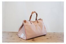 No.084 ＷＡＴＡＫＵＭＩ ＢＯＳＴＯＮ ＢＡＧ　ピンクレンガ（L） ／ ボストンバッグ カバン 愛知県