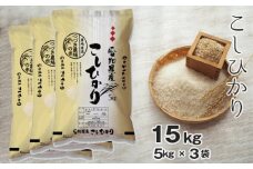 No.134 【白米】 令和5年産 つづき農場のコシヒカリ 15kg ／ お米 こしひかり 愛知県