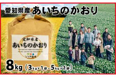 No.171 【令和6年産 新米】愛知県産あいちのかおり　8kg【申込受付は11月末まで】 ／ お米 精米 大粒 あっさり 愛知県 特産品
