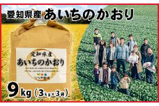 No.174 【令和6年産 新米】愛知県産あいちのかおり　9kg【申込受付は11月末まで】 ／ お米 精米 大粒 あっさり 愛知県 特産品