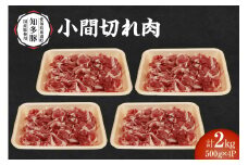 戸田ファーム 知多豚 小間切れ 500g×4パック（計2.0kg）