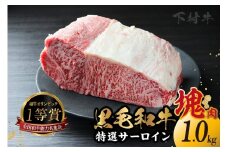 東浦町産「黒毛和牛」特選サーロイン塊肉（約1kg）│牛肉 牛 サーロイン 塊 塊肉 ブロック 高級 贅沢 黒毛和牛 A5ランク 下村牛 ステーキ 焼肉 愛知県 東浦町 東浦