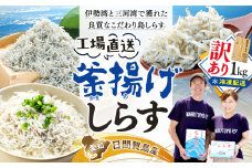 【8/11～寄付額改定】 訳あり 釜揚げ しらす 1kg 減塩 日間賀島 冷凍 丸豊 愛知県 南知多町 離乳食 魚 さかな ご飯 ごはん 国産 シラス ピザ サラダ おにぎり 弁当 人気 おすすめ シラス しらす ちりめん じゃこ かちり 魚 小魚 魚貝 魚貝類 しらす シラス 天日干し しらす丼 シラス丼 しらすご飯 シラスご飯 しらす おすすめ 大人気 南知多産しらす 愛知県産しらす 