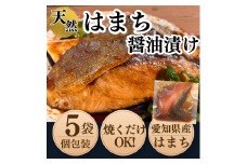 岬だよりの 天然はまちの醤油漬け 5袋セット＜個包装＞ 魚 魚介類 海鮮 お魚 はまち ハマチ 漬け丼にも 天然 国産 美味しい魚 コメ お米に合う 愛知 南知多