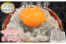 生しらす(お刺身) 約800ｇ(100ｇ×8個) 岬だより