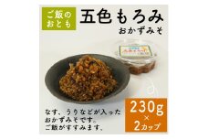 味噌 五色もろみ 230g × 2カップ 調味料 ギフト 贈答 プレゼント みそ 徳吉醸造 愛知県 南知多町 人気 おすすめ