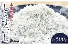 篠島 しらす干し 約500g