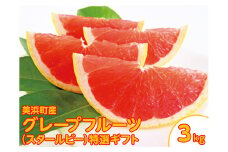 美浜町産グレープフルーツ（スタールビー）特選ギフト　6-7玉（約3kg） ◆　※2026年5月上旬～7月上旬頃に順次発送予定