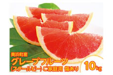 美浜町産グレープフルーツ（スタールビー）　ご家庭用　傷あり　約10kg
※2025年5月上旬～7月上旬頃に順次発送予定
※着日指定不可