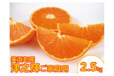 美浜町産　津之輝　ご家庭用　約2.5kg
※2024年3月上旬～下旬頃に順次発送予定
※着日指定不可