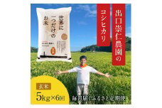 令和5年産 出口崇仁農園のコシヒカリ 有機栽培米【定期便6回】【玄米5kg】世界に一つだけのお米
※着日指定不可
※離島への配送不可