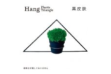 GRAVIRoN Hang Plants シリーズ Triangle 黒皮鉄（プランツハンガー） 観葉植物 プランター