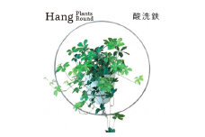 GRAVIRoN Hang Plants シリーズ Round 酸洗鉄（プランツハンガー） 観葉植物 プランター