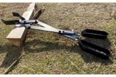一六鉄器「薪ばさみ マジックハンド型」 火ばさみ アウトドア キャンプ