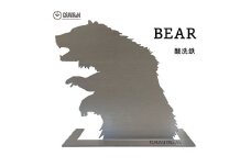 GRAVIRoN BEAR アクセサリースタンド （酸洗鉄） 305mm×310mm×120mm 約1.2kg 収納 インテリア