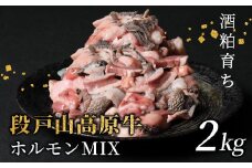 国産牛 段戸山高原牛 ホルモンMIX 2kg もつ鍋 焼肉用 ホルモン ホルモン焼き もつ鍋 焼肉 BBQ キャンプ 肉 鉄板焼き -192