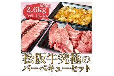 松阪牛 バーベキュー セット 2.6kg 牛肉 松坂牛 高級 和牛 焼肉 BBQ 牛 松坂牛肉 ブランド牛 黒毛和牛 松坂 人気 自宅用 グルメ お取り寄せ 日本三大和牛 誕生日 お祝い ご馳走 パーティー 贅沢 松良 
