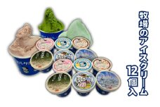 牧場のアイスクリーム12個入 [ スイーツ お菓子 詰め合わせ 食べ比べ ミルク 伊勢抹茶 真珠塩 いちごみるく チョコチップ コーヒー ジェラート アイス アイスクリーム 人気 ご褒美 ]