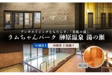 ラムちゃんパーク 榊原温泉 湯の瀬 日帰り 温泉 回数券 （65歳以上/11枚綴り） [ チケット 入浴券 旅行 美肌の湯 露天風呂 天然温泉 サウナ 関西 三重県 津市 ]