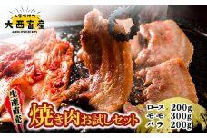 生産直売　焼き肉お試しセット | 肉 お肉 焼肉 BBQ バーベキュー 肩ロース バラ肉 モモ肉