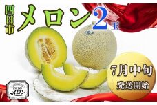 【先行予約】阿部夫妻が愛情をこめたマスクメロン（2個入）【7月中旬発送開始】