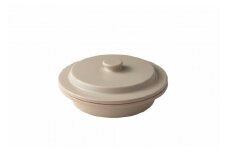 PETARI Shallow Pot 24cm 　Igneous Rock（ベージュ）G.M.P 【 グッドデザイン賞受賞 陶器製 万能調理土鍋 鍋 土鍋 平鍋 浅鍋 電子レンジ可 キッチン雑貨 新生活 ギフト プレゼント 三重県 四日市市】