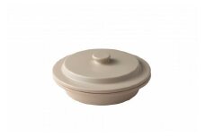 PETARI Shallow Pot 24cm 　Igneous Rock（ベージュ）G.M.P 【 グッドデザイン賞受賞 陶器製 万能調理土鍋 鍋 土鍋 平鍋 浅鍋 電子レンジ可 キッチン雑貨 新生活 ギフト プレゼント 三重県 四日市市】