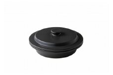 PETARI Shallow Pot 24cm 　Jet Black（ブラック）G.M.P 【 グッドデザイン賞受賞 陶器製 万能調理土鍋 鍋 土鍋 平鍋 浅鍋 電子レンジ可 キッチン雑貨 新生活 ギフト プレゼント 三重県 四日市市】