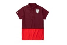 再生ポリエステル使用 サステナブル・ゴルフウェア・ブランド VIRI-DARI (ヴィリダリ) GOLFのウェア 吸水・速乾・UVケア レディースM（ワイン×レッド）