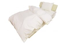 ４日市 Good Sleeps 　寝具３点セット（シングル　掛け布団カバー、ボックスシーツ、ピロケース）クリーム