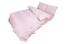 ４日市 Good Sleeps 　寝具４点セット（ダブル　掛け布団カバー、ボックスシーツ、ピロケース2枚）ピンク