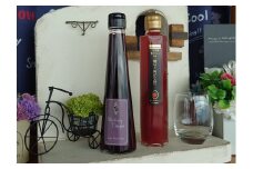 夏のベリーと冬のベリー　よっかいち果肉たっぷりWベリーの果実酢　お試しセット