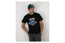 四日市市 マンホールTシャツ 黒 サイズXL