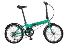 40年の歴史をもつ米国ダホン社の高性能折り畳み自転車 DAHON Intl HIT D6  Emerald Green