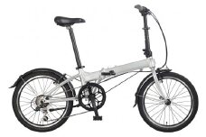 40年の歴史をもつ米国ダホン社の高性能折り畳み自転車 DAHON Intl HIT D6  Bright Silver
