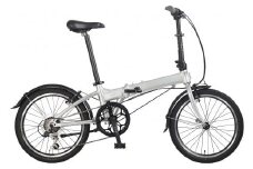 40年の歴史をもつ米国ダホン社の高性能折り畳み自転車 DAHON Intl HIT D6  Bright Silver