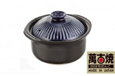 【萬古焼（ばんこやき）】銀峯　菊花ごはん鍋3合炊き