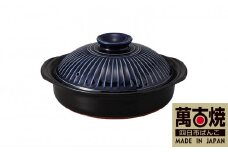 【萬古焼（ばんこやき）】銀峯　菊花土鍋9号（3～4人用）