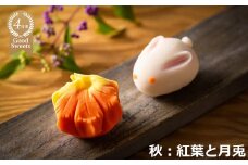 【スイーツ】ずーっと、眺めていたくなりますが、お早目にお召し上がりください。「夢菓子工房ことよ」季節の練り切り菓子 秋篇10個