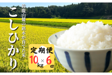＜定期便＞【令和7年度先行予約】こしひかり 10kg 鈴鹿山麓の銘水が育てた米、米どころ三重県産小山田地区「こしひかり」10kg【6ヶ月】小山田米