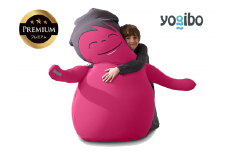 あなたをやさしく抱きしめてくれるかわいい友達。Hugibo Premium（ハギボープレミアム）ピンク【Yogibo ヨギボー プレミアム ビーズクッション ビーズ 座椅子 椅子 クッション ビーズソファー ビーズソファ 新生活 プレゼント インテリア 家具 ベッド ゲーム】