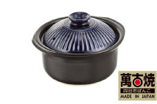 【萬古焼（ばんこやき）】銀峯 菊花ごはん鍋5合炊き せんが陶器【菊花 土鍋 ご飯 ごはん お米 米 炊飯 5合 四日市市 四日市】