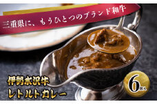 伊勢水沢牛 （いせすいざわぎゅう） レトルトカレー 6個入り 三重畜産【国産牛 牛肉 牛 お肉 肉 カレー ビーフカレー 三重県 四日市市】