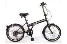 パンクしないオリタタミ自転車 MOVONA ワイドタイヤ 20型 6段変速【ブラック】武田産業【四日市市 で人気の返礼品 ノーパンク 武田産業 折り畳み自転車 三重県 四日市 四日市市ふるさと納税】